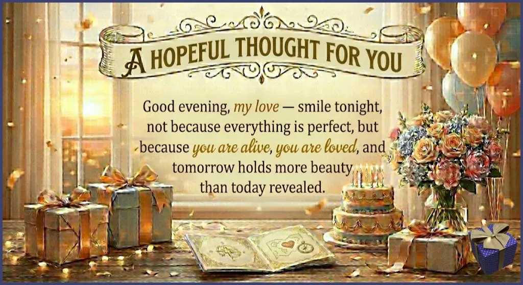 Good Evening Love Message to Make Her Smile