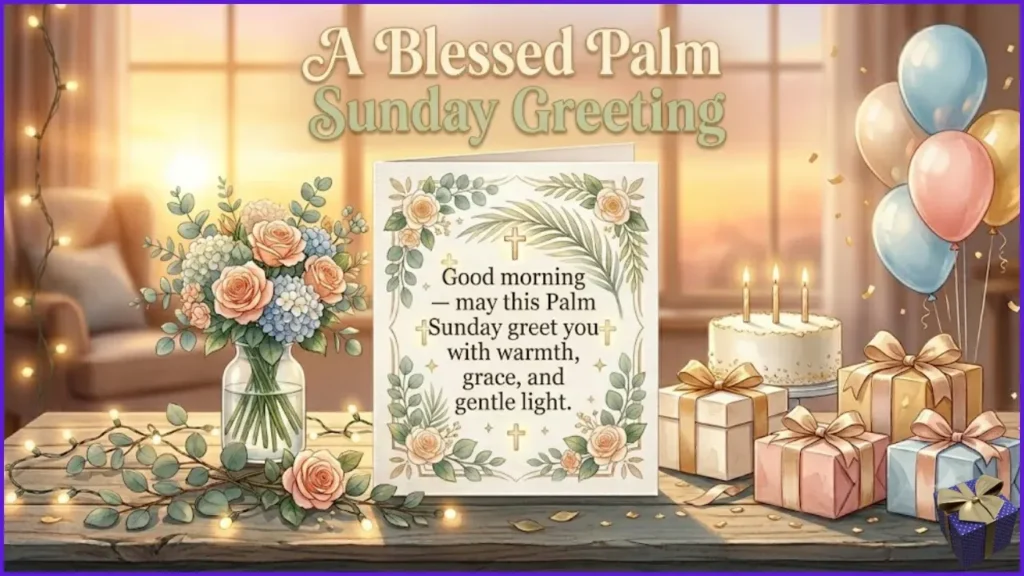 Good Morning Have a Blessed Palm Sunday