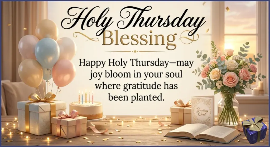 Happy Holy Thursday Blessings