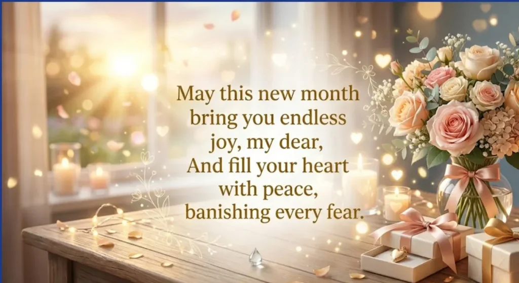Happy New Month Wishes to My Love