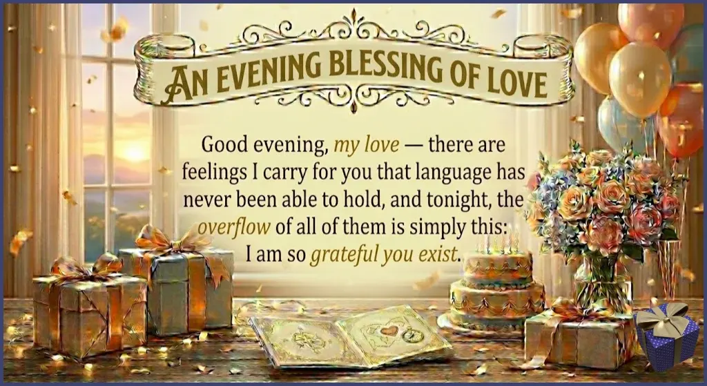 Heart Touching Good Evening Message to My Love