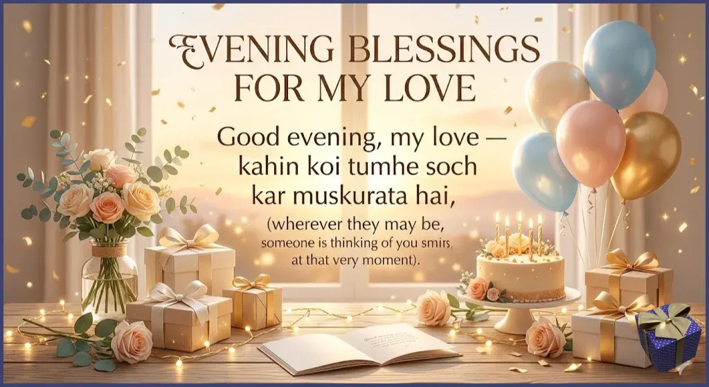 Long Good Evening Love Message to Make Her Smile