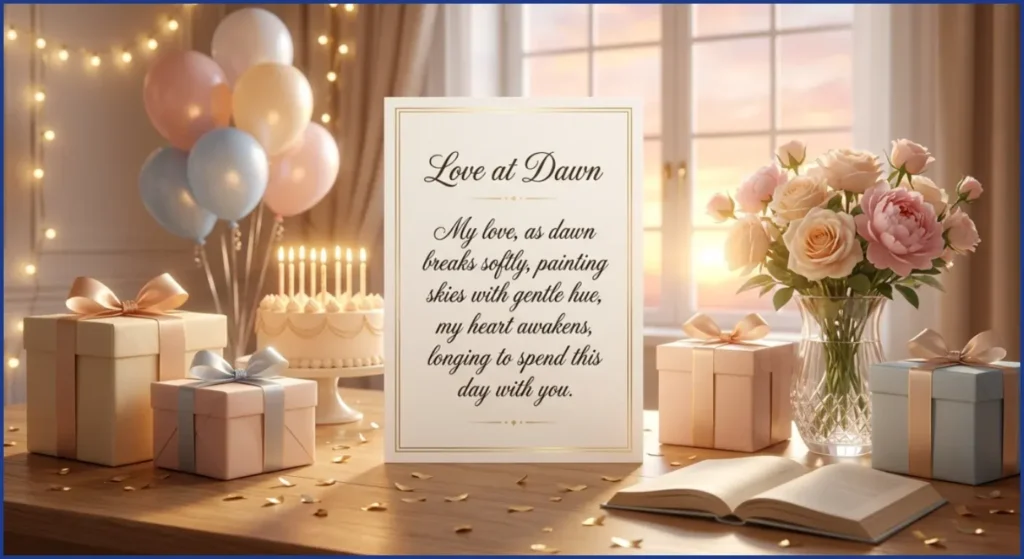 Romantic Good Morning Love Message for Her