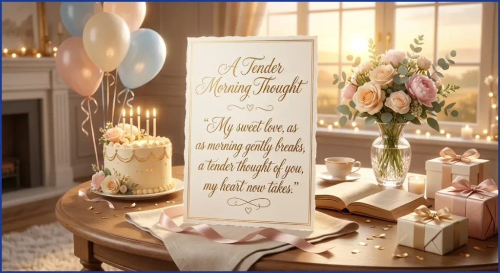 Sweet Good Morning Love Message for Her