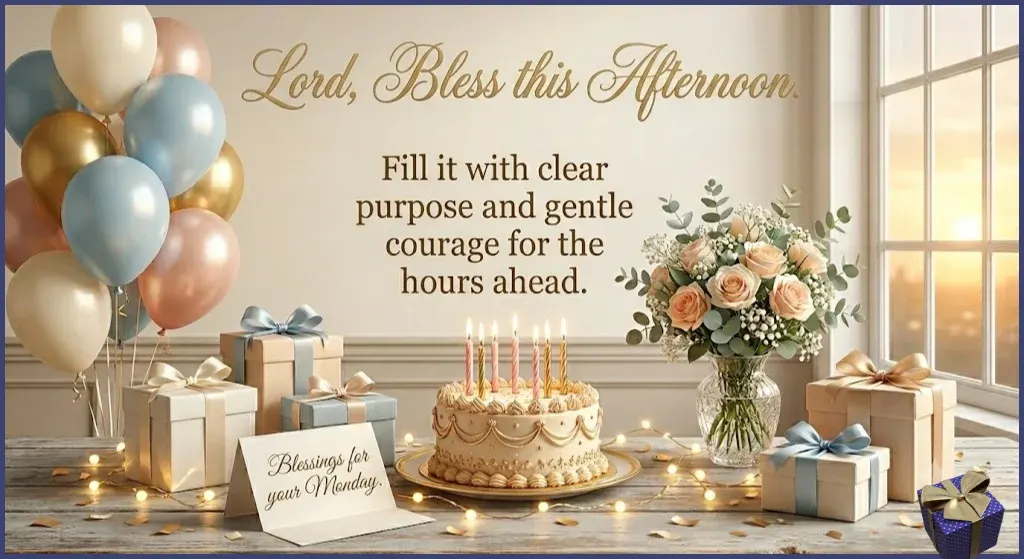 Monday Afternoon Blessings and Prayers