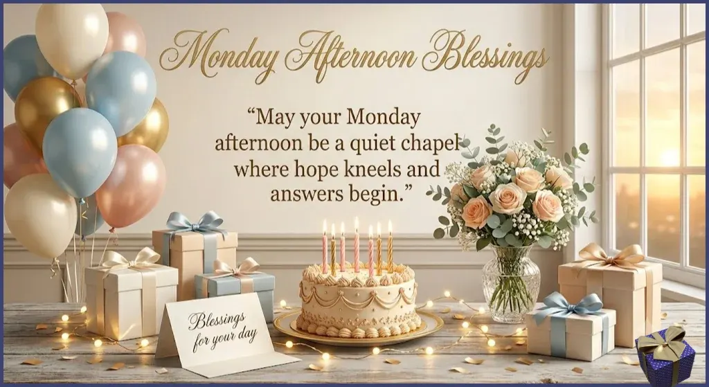 Monday Afternoon Blessings Quotes
