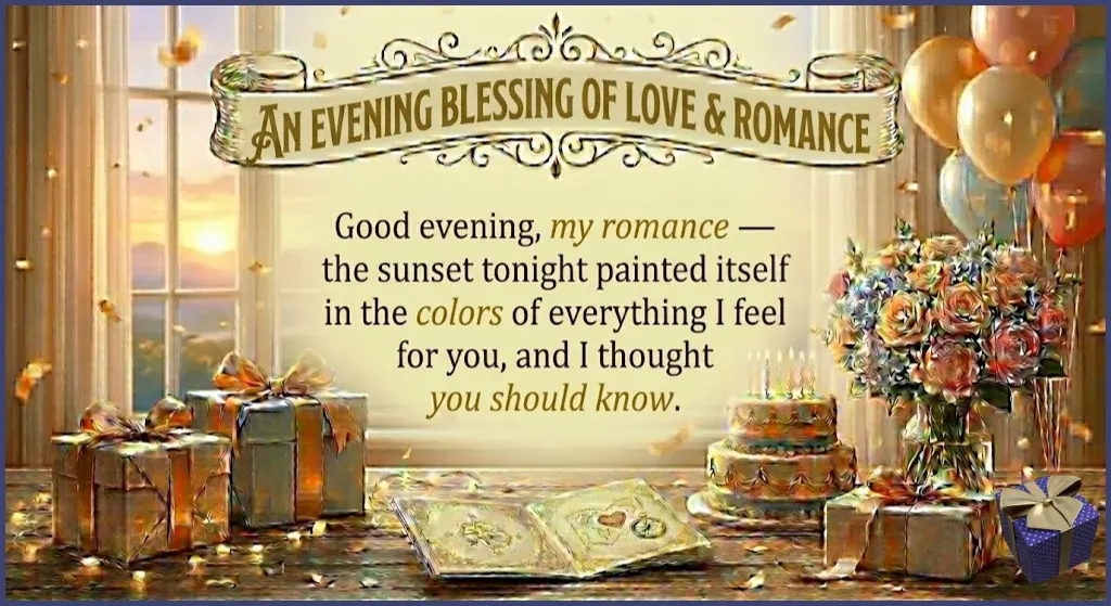 Romantic Good Evening Messages for Her