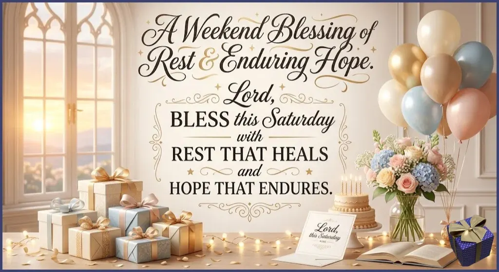Saturday Blessing Prayer