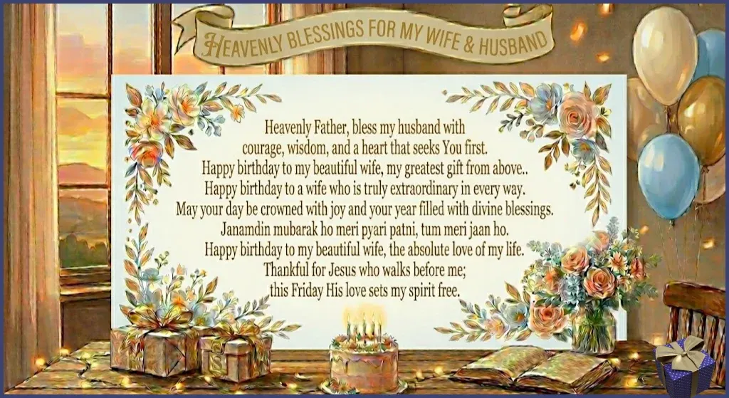 Short Birthday Prayer for Husband