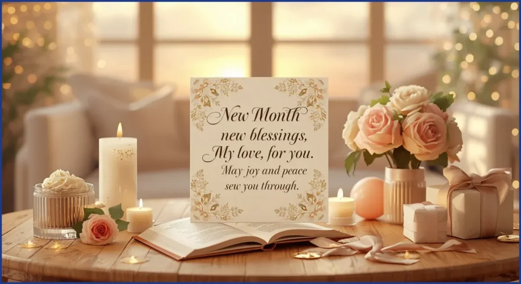 Romantic Happy New Month Wishes to My Love