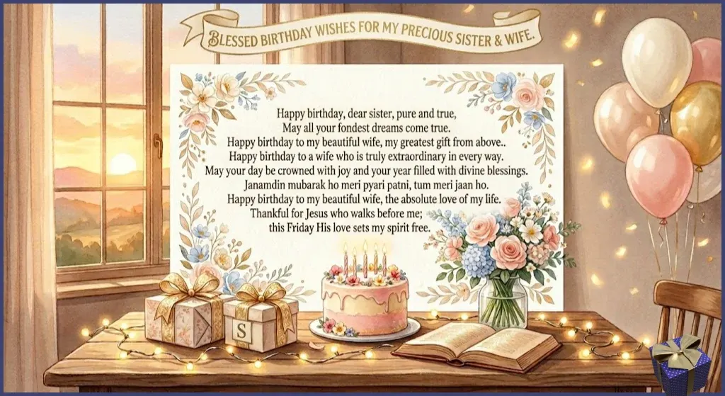 Simple Birthday Wishes for Sister