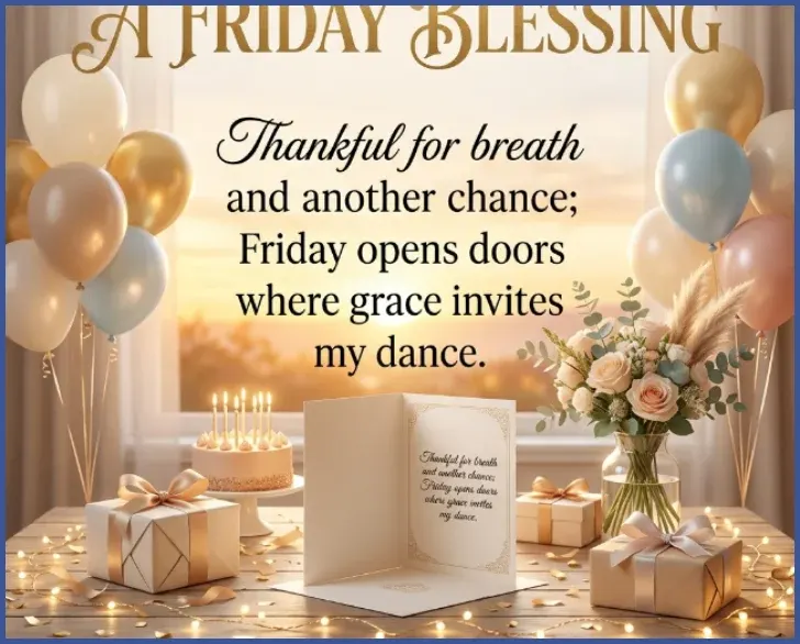 Thankful Good Morning Friday Blessings
