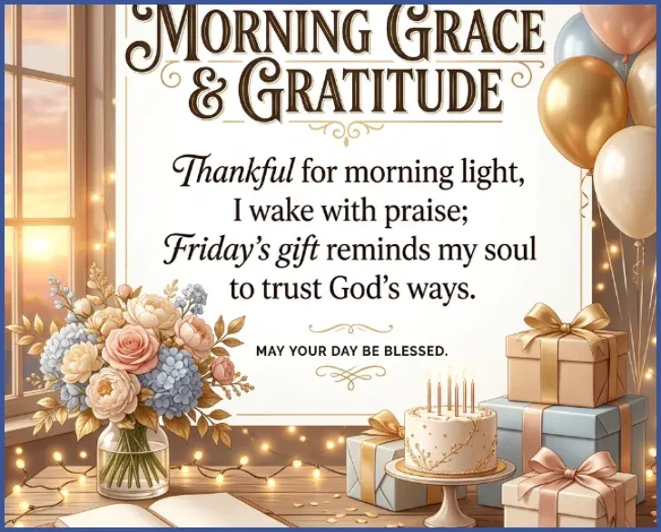 Thankful Good Morning Friday Blessings