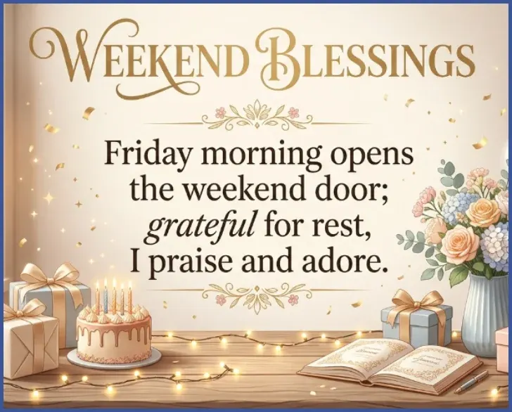 Weekend Thankful Good Morning Friday Blessings
