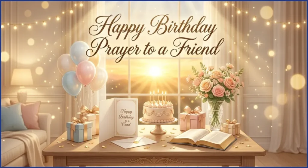Happy Birthday Prayer to a Friend